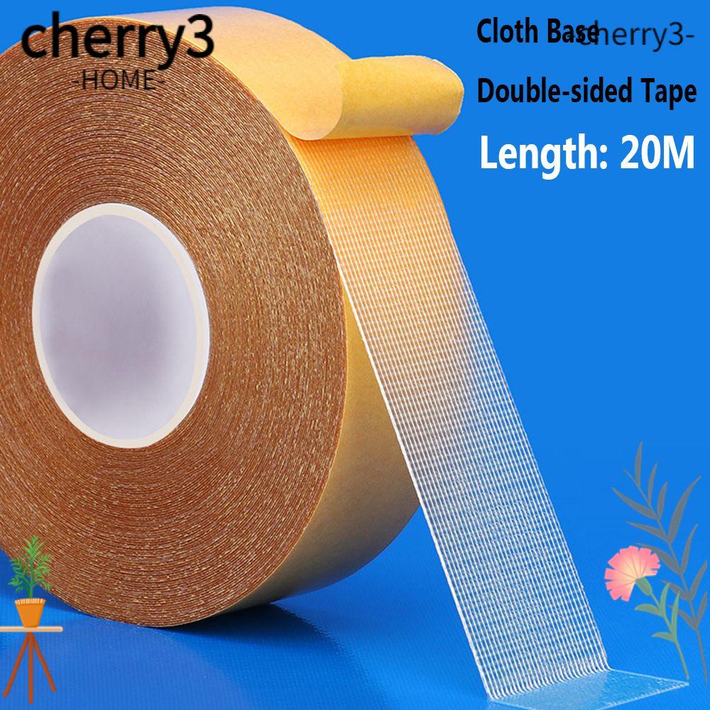 cherry3-เทปกาวสองหน้า-โปร่งแสง-กันน้ํา-ทนความร้อน-ความหนืดสูง-20-เมตร