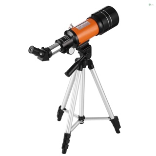 [พร้อมส่ง] กล้องโทรทรรศน์ดาราศาสตร์ 70 มม. 150X พลังงานสูง พร้อมฟิลเตอร์ขาตั้งกล้อง 5×24 3X สําหรับนก Star Gazing