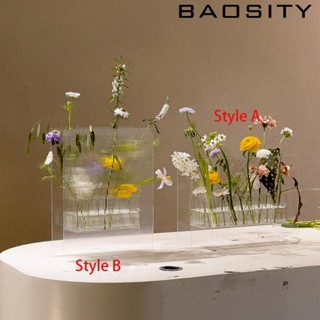 [Baosity] แจกันดอกไม้อะคริลิค สําหรับตกแต่งบ้าน วันครบรอบ