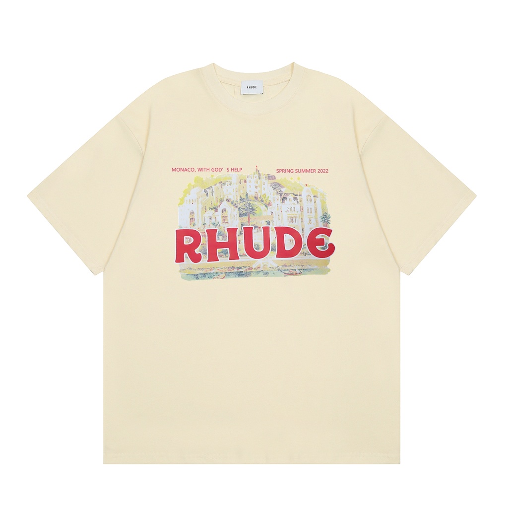 รีบมา-rhud-e-เสื้อยืดคอกลม-ผ้าฝ้าย-แบบนิ่ม-อินเทรนด์-สําหรับเด็กผู้ชาย