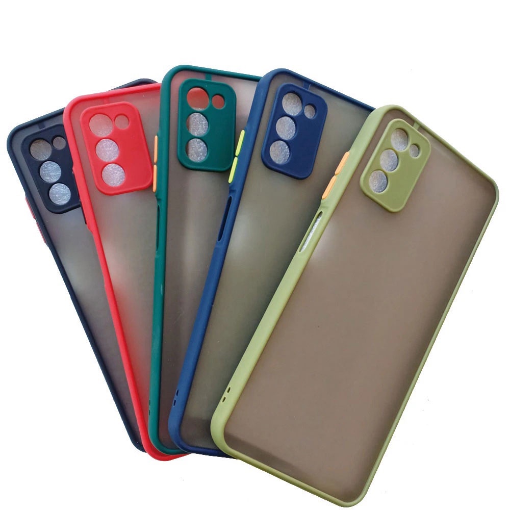 เคสโทรศัพท์-ปุ่มสีผิวด้าน-ขอบนิ่มหลังแข็ง-samsung-a34-a54-a14-a04-a53-a23-a73-a13-a33-เคสกันกล้อง-เคสกันกระแทก-ส่งจากไทย