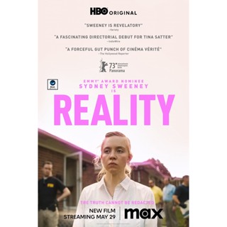 แผ่นดีวีดี หนังใหม่ Reality (2023) (เสียง อังกฤษ | ซับ ไทย/อังกฤษ) ดีวีดีหนัง