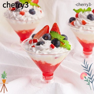 Cherry3 แก้วค็อกเทล พลาสติกใส 5 ออนซ์ แบบใช้แล้วทิ้ง 20 ชิ้น