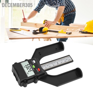 December305 0-80mm Professional Electronic Digital Depth Gauge DIY Woodworking Ruler Height for Saw Table