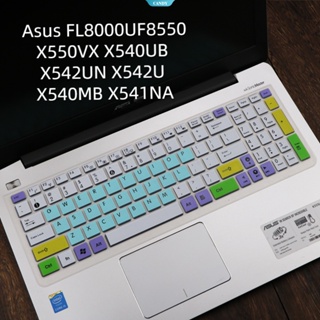 ฟิล์มซิลิโคนติดแป้นพิมพ์ กันน้ํา แบบบางพิเศษ สําหรับ Asus 15 นิ้ว X550VX X540UB X542UN X542U X540MB X541NA