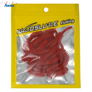 【Anna】Floating TPE Worm Lures Set of 1030 pcs Soft Baits with Irresistible Fishy Smell