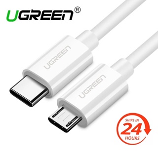 Ugreen US243 2A USB สายชาร์จเร็ว พอร์ต C เป็น Mini USB สายเคเบิลอะแดปเตอร์มือถือ