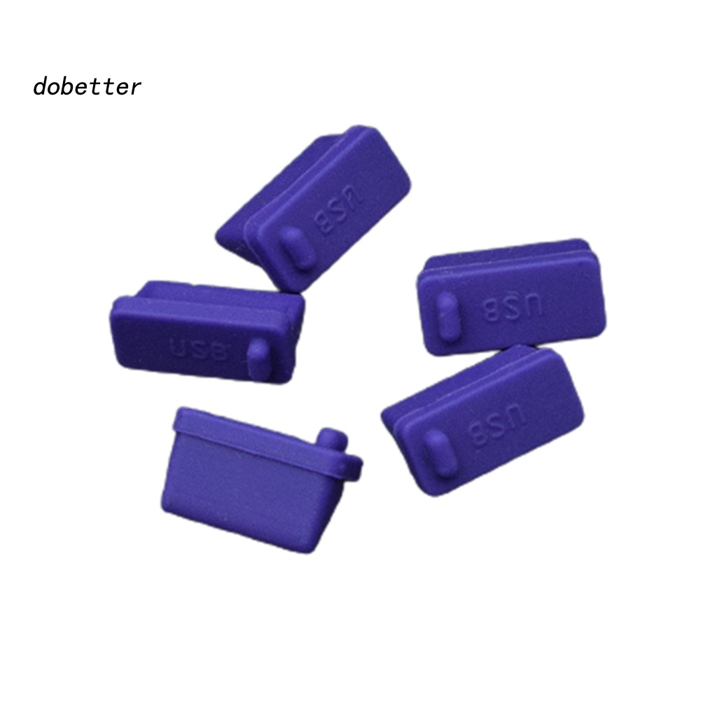 lt-dobetter-gt-ฝาครอบพอร์ตชาร์จ-usb-20-30-กันฝุ่น-สําหรับคอมพิวเตอร์-โน้ตบุ๊ก-5-ชิ้น