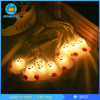 [Almencla1] Cindykaewly สายไฟ LED ใช้แบตเตอรี่ กันน้ํา สําหรับตกแต่งบ้าน ฮาโลวีน