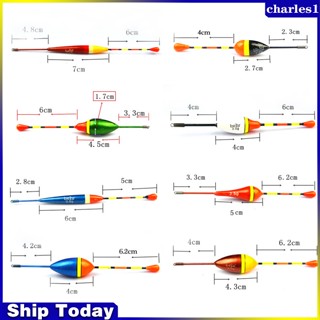 Charles ทุ่นลอยน้ํา วัสดุไม้ อุปกรณ์เสริม สําหรับตกปลา