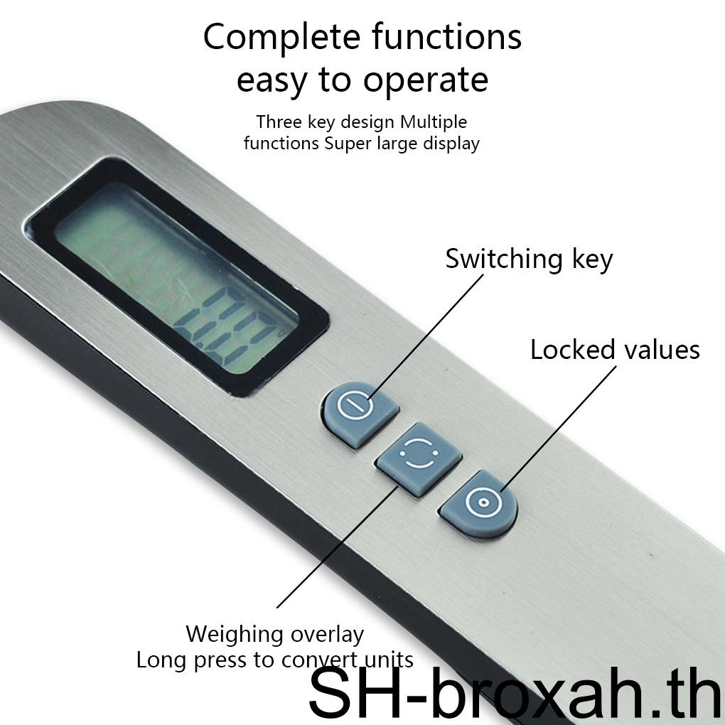 ช้อนตวงไฟฟ้า-หน้าจอดิจิทัล-ขนาดเล็ก-ใช้แบตเตอรี่-สําหรับชั่งน้ําหนักอาหาร-ใช้ในครัวเรือน-broxah