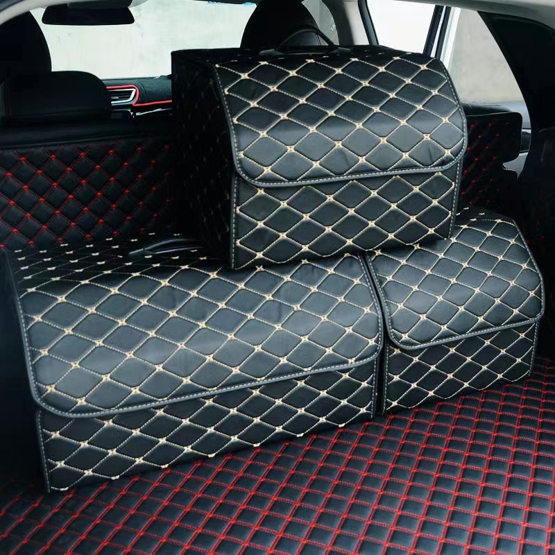 กล่องเก็บของในรถยนต์-กล่องเก็บของท้ายรถ-กล่องเก็บของแบบพับได้แบบมัลติฟังก์ชั่น-กล่องเก็บของในรถยนต์-กล่องใส่ของในรถ