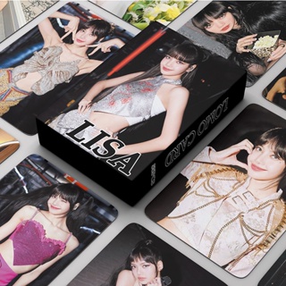 โปสการ์ดอัลบั้ม BLACKPINK LISA Photocards 2023 จํานวน 55 ชิ้น ต่อกล่อง