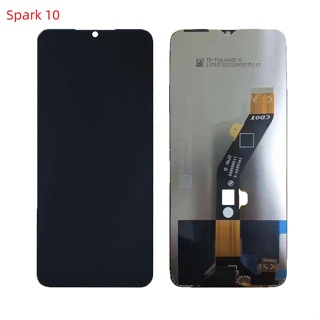 โมดูลหน้าจอสัมผัสดิจิทัล LCD สําหรับ Tecno Spark 10