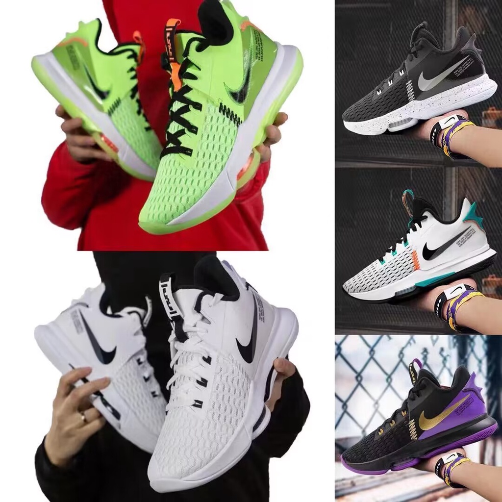 Nike LeBron Witness V Men's Lime Green Basketball Shoes In, 47% OFF