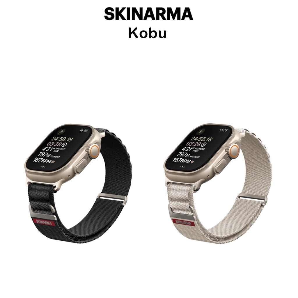 skinarma-kobu-สายนาฬิกาเกรดพรีเมี่ยมจากญี่ปุ่น-สายสำหรับ-watch-42-44-45-49-mm-ของแท้100