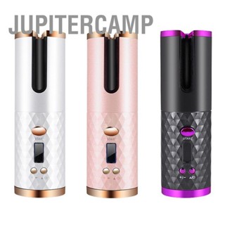  JUPITERCAMP เครื่องม้วนผมอัตโนมัติแบบชาร์จความร้อนได้เร็วเครื่องม้วนผมหมุนแบบพกพาสำหรับผู้หญิงสาว