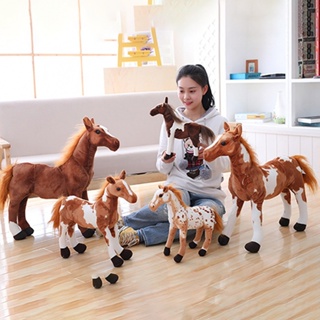 Horse Toy Birthday Gifts Small Gifts 30cm High (About) Life Decorations