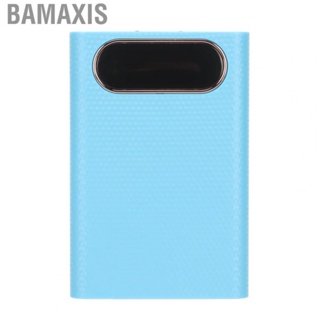 Bamaxis  Box Blue With LCD Display Dual USB 4x21700 Outer Case