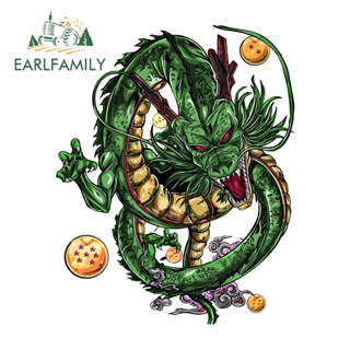 Earlfamily สติกเกอร์ไวนิล ลายอนิเมะ Dragon Ball Fanart กันน้ํา สําหรับติดตกแต่งกระจกรถยนต์ แล็ปท็อป รถจักรยานยนต์ 13 ซม. x 12.1 ซม.