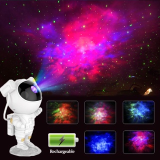 โคมไฟโปรเจคเตอร์ รูปนักบินอวกาศ กาแล็กซี่ ดาว ท้องฟ้ากลางคืน สําหรับตกแต่งบ้าน ห้องนอน ของขวัญ