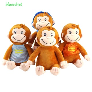 Bluevelvet ตุ๊กตาลิง ผ้ากํามะหยี่ขนนิ่ม ของเล่น ของขวัญวันเกิด ของขวัญเด็ก ลิงยัดไส้ ตุ๊กตานุ่ม ของเล่นโซฟา เบาะลิงยัดไส้ สัตว์