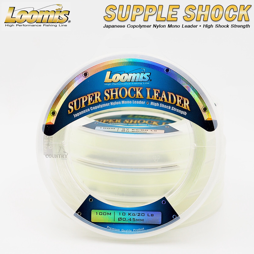 สายช็อคลีด-loomis-super-shock-leader-line-100m