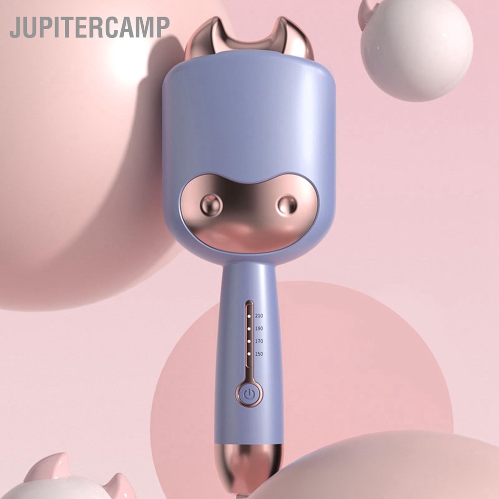 jupitercamp-cow-shaped-curling-iron-wand-professional-1-3-นิ้วเครื่องดัดผมไฟฟ้าแบบปรับอุณหภูมิได้