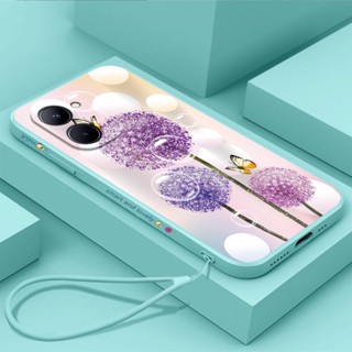 เคสโทรศัพท์มือถือ ซิลิโคน กันกระแทก ลายดอกไม้ Dandelion สําหรับ VIVO V2249 V2247 V2248 V2254 V2252