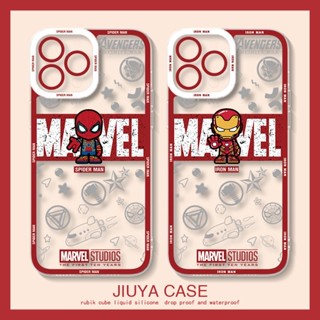 เคสโทรศัพท์มือถือ แบบนิ่ม ลายการ์ตูนอนิเมะ marvel น่ารัก สีโปร่งใส สําหรับ case OPPO A18 A38 A58 A98 A78 A17 A17K A77S A5 A9 A31 A53 2020 A54 A16K A52 A92 A5S A7 A12 A74 A95 A16 A3S A12E A57 A76 A96 A15 A15S A93 A94 F11 Pro Reno 10 7 8 5F 4 5 4F