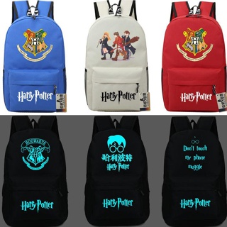 ✦กระเป๋าเป้สะพายหลัง กระเป๋านักเรียน พิมพ์ลายภาพยนตร์ Harry Potter แฟชั่นสําหรับผู้ชาย และผู้หญิง