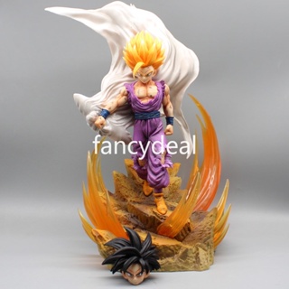 โมเดลฟิกเกอร์ PVC อนิเมะ Dragon Ball Z Son Gohan Super Saiya GK ขนาด 37 ซม. ของเล่นสําหรับเด็ก