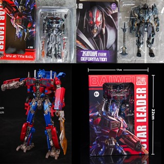 โมเดลฟิกเกอร์ Transformers Optimus Prime Commander Black Mamba Articulado ของเล่นสําหรับเด็ก