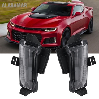 ALABAMAR 1 คู่ 12V LED ไฟวิ่งกลางวันไฟสีขาว DRL เปลี่ยนสำหรับ Chevy Camaro ZL1 2016-2018