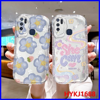 เคส Vivo Y50 เคส Vivo Y30 เคส Vivo Y30i tpu นิ่ม เคสใส ลายครีม เคสโทรศัพท์ NYW