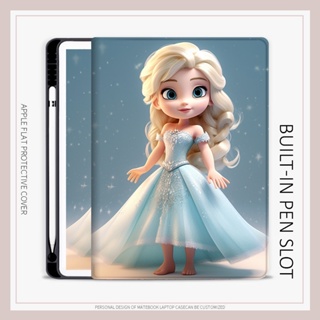 เคส ลายเจ้าหญิงเอลซ่า สําหรับ iPad air4 5 mini4 5 6 iPad 10.9 gen10 2022 pro11 iPad 10.2 gen7 8 9 air1 2 gen5 6