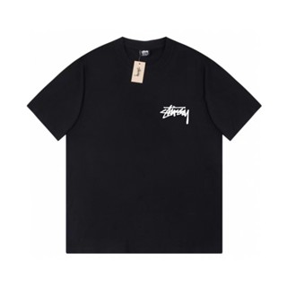 Stussy - เสื้อยืดแขนสั้น พิมพ์ลาย สไตล์คลาสสิก แฟชั่น สําหรับผู้ชาย และผู้หญิง 56EU8ET