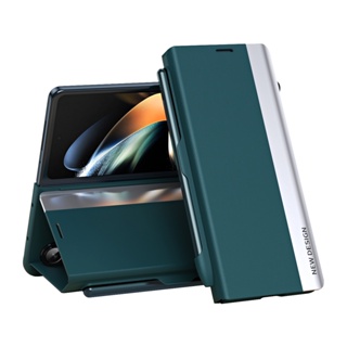 เคสโทรศัพท์มือถือ ฝาพับ 360 องศา กันกระแทก พร้อมช่องใส่ปากกา สําหรับ Samsung Galaxy Z Fold5 Z Fold 5