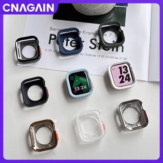 Cnagain เคสนาฬิกาข้อมือ TPU แบบนิ่ม สําหรับ Apple Watch 45 มม. 41 มม. 44 มม. 40 มม. iWatch Series 8 7 6 5 4 SE