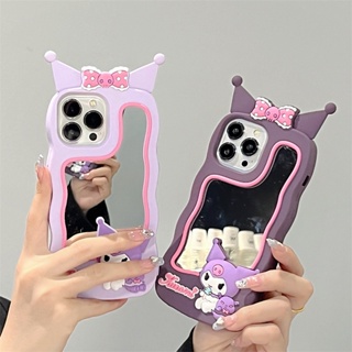 เคสโทรศัพท์มือถือซิลิโคน ลายการ์ตูนคุโรมิ 3D สําหรับ iPhone 14 Plus 13 12 Pro Max 11