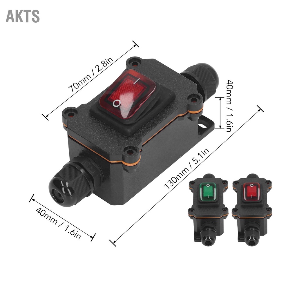 akts-สวิตช์สายไฟอินไลน์-4-ขา-2-ตำแหน่งพร้อมปุ่มโยก-ip65-กันน้ำเปิดปิดสวิตช์สลับกลางแจ้ง