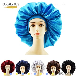Eutus หมวกนอน แบบนิ่ม ปรับได้ สําหรับทุกเพศ ทุกวัย ใช้ในบ้าน ร้านเสริมสวย