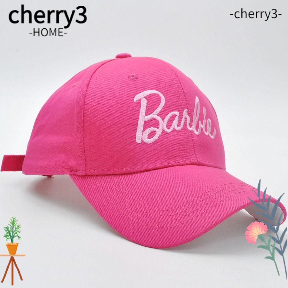 cherry3-baibie-หมวกเบสบอลลําลอง-ปักลายตัวอักษร-ปรับได้-สําหรับเด็ก-และผู้ใหญ่