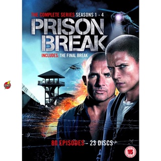 Bluray บลูเรย์ PRISONBREAK แผนลับแหกคุกนรก SEASON 1-4 +1ภาคพิเศษ Bluray Master เสียงไทย (เสียง EN | ซับ EN/ TH) Bluray บ