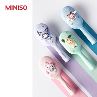 Miniso หวีแปรงนวดผม สามมิติ ลายตัวละคร Sanrio น่ารัก สําหรับผู้หญิง