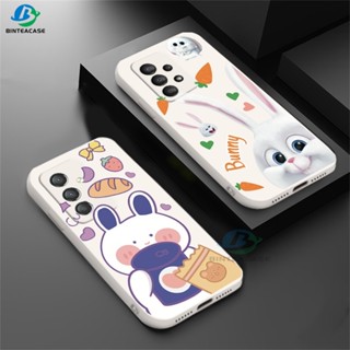 เคสโทรศัพท์มือถือ ซิลิโคนนุ่ม ลายการ์ตูนกระต่ายน่ารัก สําหรับ Samsung A24 A14 A04E A04S A04 A13 A03 A03S A23 A22 A20 A30 A12 A02S A11 A51 A71 A30 A50 A52 A20S A10S M12