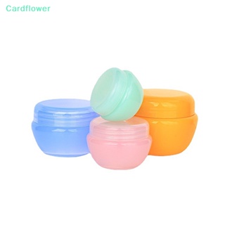 &lt;Cardflower&gt; กระปุกพลาสติกเปล่า เติมได้ สําหรับใส่เครื่องสําอาง โลชั่น ครีม 5 10 20 30 กรัม 10 ชิ้น