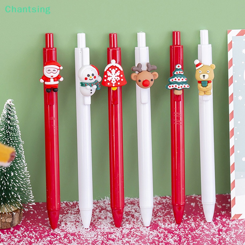 lt-chantsing-gt-ปากกาเจล-ลายการ์ตูนคริสต์มาส-ซานตาคลอส-สโนว์แมน-ของขวัญคริสต์มาส-เครื่องเขียน-สําหรับโรงเรียน-สํานักงาน-คริสต์มาส-นักเรียน-ลดราคา