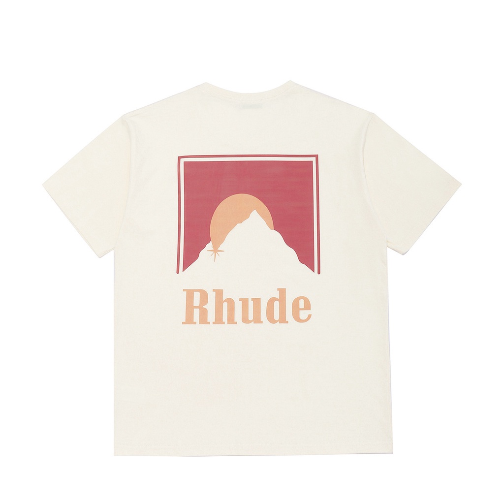 r-rhude-สุดคลาสสิค-ลายดอกลายดอกสไตล์อเมริกันโกสตรีทแบบหลวม-over-size-เสื้อยืดแขนสั้นผ้าฝ้ายแท้