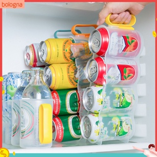 {bologna} ที่จัดระเบียบตู้เย็น แบบพลาสติก สําหรับบ้าน ที่จับดี โซดา สามารถยืดหยุ่นได้